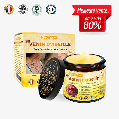 🐝PUROSA® Venin d'abeille Crème de restauration de la peau🔥 DERNIÈRE JOURNÉE – 80 % DE RABAIS !