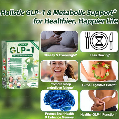 Magasin officiel | BuildLeaf® GLP-1 8-en-1 Solution orale Fit & Vital (Modifications visibles en 7 jours) ✅ Pour l'obésité, la santé cardiovasculaire, le diabète, l'apnée du sommeil, la santé intestinale, les problèmes articulaires et plus encore