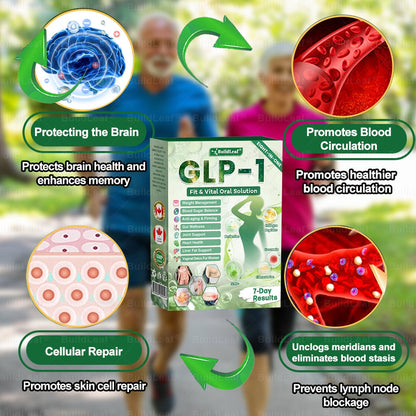 Magasin officiel | BuildLeaf® GLP-1 8-en-1 Solution orale Fit & Vital (Modifications visibles en 7 jours) ✅ Pour l'obésité, la santé cardiovasculaire, le diabète, l'apnée du sommeil, la santé intestinale, les problèmes articulaires et plus encore