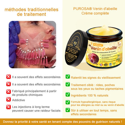 🐝PUROSA® Venin d'abeille  Crème de restauration de la peau🔥 DERNIÈRE JOURNÉE – 80 % DE RABAIS !